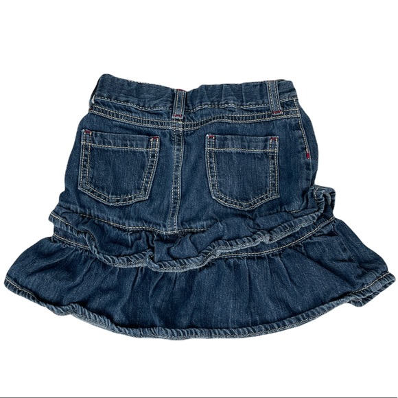 Gymboree and George Outfit, Bubble Top, Jean Skirt, Red, Blue, Girls 4-5 - Picture 5 of 8